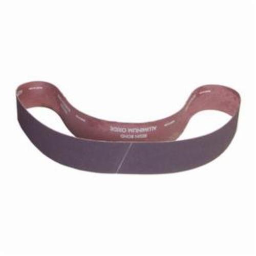 Norton® Metalite® 78072720890 R228 Narrow RR-Flex Coated Abrasive Belt, 1 in W x 42 in L, 100 Grit, Medium Grade, Aluminum Oxide Abrasive, Cotton Backing