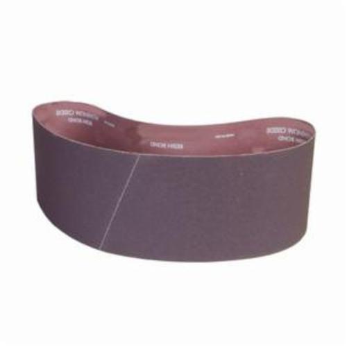 Norton® Metalite® 78072722155 R228 Narrow Coated Abrasive Belt, 4 in W x 54 in L, 120 Grit, Medium Grade, Aluminum Oxide Abrasive, Cotton Backing