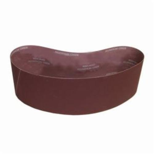 Norton® Metalite® 78072727957 R255 Benchstand Portable Coated Abrasive Belt, 4 in W x 36 in L, 120 Grit, Medium Grade, Aluminum Oxide Abrasive, Cotton Backing