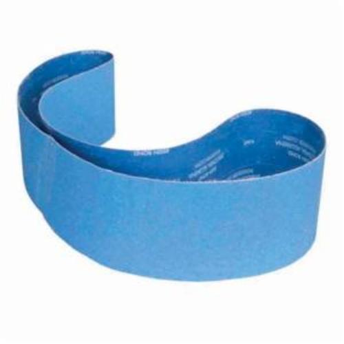 Norton® BlueFire® 78072738097 R884P Narrow Coated Abrasive Belt, 6 in W x 78-3/4 in L, 36 Grit, Zirconia Alumina Abrasive, Polyester Backing