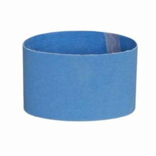 Norton® BlueFire® 78072753074 R823P Plyweld Portable Coated Abrasive Belt, 3-1/2 in W x 15-1/2 in L, 80 Grit, Coarse Grade, Zirconia Alumina Abrasive, Polyester Backing