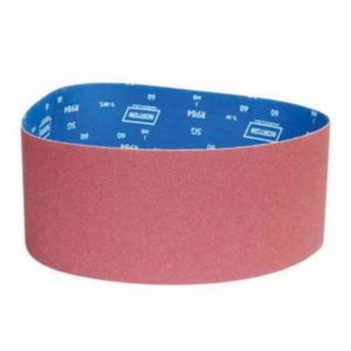 Norton® 78072761909 R984 Narrow Coated Abrasive Belt, 6 in W x 48 in L, 60 Grit, Medium Grade, Ceramic Alumina Abrasive, Polyester Backing