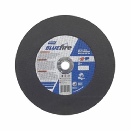 Norton®BlueFire® 66252843248 All Purpose Cut-Off Wheel, 10 in Dia x 3/32 in THK, 5/8 in Center Hole, 30 Grit, Aluminum Oxide/Zirconia Alumina Abrasive