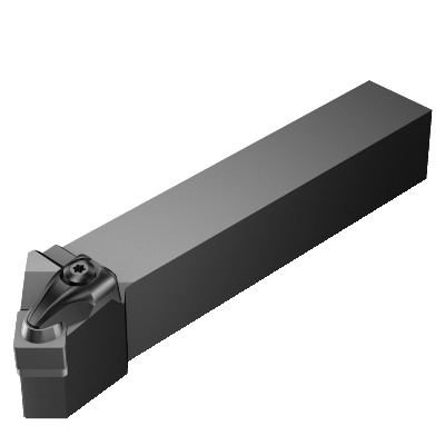 Sandvik Coromant 5733460 T-Max Turning Shank Tool, ANSI Code: DSSNR 2525M 12-2, DSSNR/L Tool Holder, SNGQ 12 07 08 Insert, Right Hand Cutting, 0.9842 in H x 0.9842 in W Rectangle Shank, 45 deg Lead Angle, -8 deg Rake, 6.233 in OAL