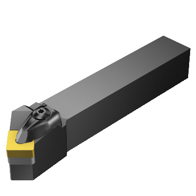 Sandvik Coromant 5732011 T-Max P Turning Shank Tool, ANSI Code: DSSNL 16 4D, DSSNR/L Tool Holder, SNMG 12 04 08 Insert, Left Hand Cutting, 1 in H x 1 in W Rectangle Shank, 45 deg Lead Angle, -8 deg Rake, 6.3275 in OAL
