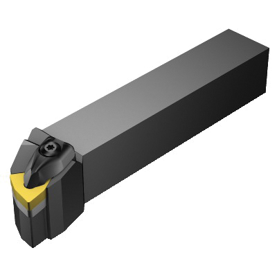 Sandvik Coromant 5732286 T-Max P Turning Shank Tool, ANSI Code: DWLNL 20 4D, DWLNR/L Tool Holder, WNMG 08 04 08 Insert, Left Hand Cutting, 1-1/4 in H x 1-1/4 in W Rectangle Shank, -5 deg Lead Angle, -6 deg Rake, 6 in OAL
