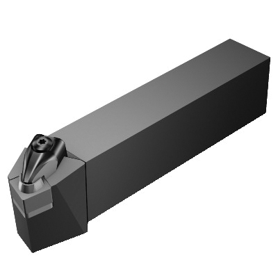 Sandvik Coromant 5732220 T-Max P Turning Shank Tool, ANSI Code: DSRNL 20 5D, DSRNR/L Tool Holder, SNMG 15 06 12 Insert, Left Hand Cutting, 1-1/4 in H x 1-1/4 in W Rectangle Shank, 15 deg Lead Angle, -6 deg Rake, 6 in OAL