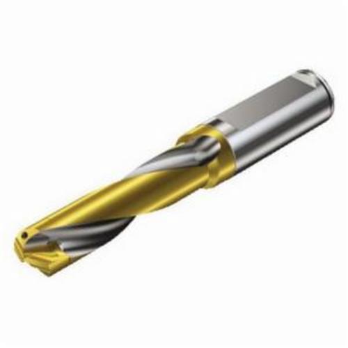 Sandvik Coromant 5748275 Coromant Delta® Brazed High Performance Short Length Drill Bit, 0.65 in Drill - Decimal Inch, Carbide, PVD TiN Coated