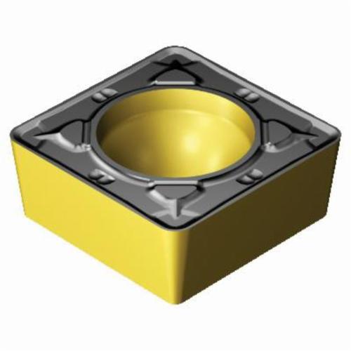 Sandvik Coromant 6709545 CoroTurn® 107 Turning Insert, ANSI Code: SCMT 432-PR 4305, SCMT Insert, Material Grade: K, P, 432 Insert, Squared Shape, 12 Seat, Positive Rake, Neutral Cutting, For Use On Cast Iron and Steel, Carbide, Manufacturer's Grade: 4305
