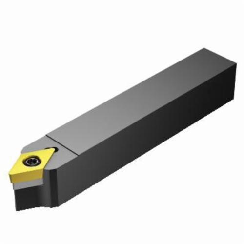 Sandvik Coromant 5749527 CoroTurn 107 Shank Tool, ANSI Code: SDNCN 1010E 07, SDNCN Tool Holder, DCMT 070204 (MIIDM) and DCMT 2(1.5)1 (MIIDN) Insert, Neutral Cutting, 0.3937 in H x 0.3937 in W Rectangle Shank, 27.5 deg Lead Angle, 0 deg Rake, 2.7559 in OAL
