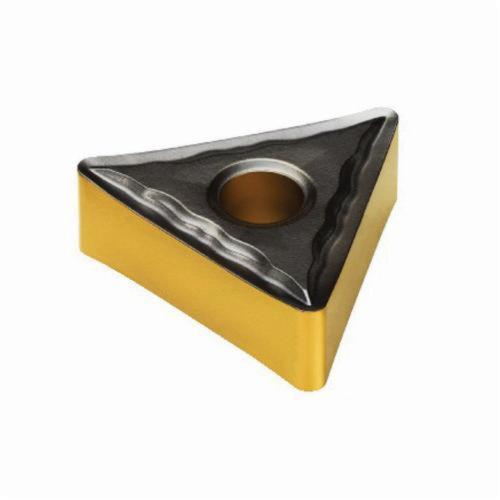 Sandvik Coromant 6612852 T-Max® P Basic Shape Turning Insert, ANSI Code: TNMG 220-MF 4315, TNMG Insert, Material Grade: K, P, 220 Insert, Triangular Shape, 11 Seat, Negative Rake, Neutral Cutting, For Use On Cast Iron and Steel, Carbide
