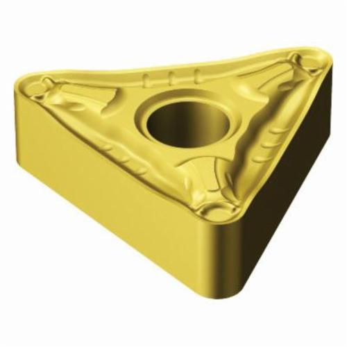 Sandvik Coromant 5754053 T-Max® P Basic Shape Turning Insert, ANSI Code: TNMG 333-PM 1525, TNMG Insert, Material Grade: M, P, 333 Insert, Triangular Shape, 16 Seat, Negative Rake, Neutral Cutting, For Use On Stainless Steel and Steel, Carbide