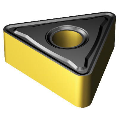 Sandvik Coromant 5754289 T-Max® P Basic Shape Turning Insert, ANSI Code: TNMG 544-KR 3210, TNMG Insert, Material Grade: K, 544 Insert, Triangular Shape, 27 Seat, Negative Rake, Neutral Cutting, For Use On Cast Iron, Carbide, Manufacturer's Grade: 3210