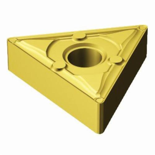 Sandvik Coromant 5754692 T-Max® P Turning Insert, ANSI Code: TNMX 331-WF 1525, TNMX Insert, Material Grade: K, M, P, 331 Insert, Triangular Shape, 16 Seat, Negative Rake, Neutral Cutting, For Use On Cast Iron, Stainless Steel and Steel, Carbide