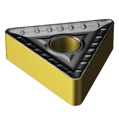 Sandvik Coromant 6612802 T-Max® P Turning Insert, ANSI Code: TNMM 544-HR 4315, TNMM Insert, Material Grade: K, P, 544 Insert, Triangular Shape, 27 Seat, Negative Rake, Neutral Cutting, For Use On Cast Iron and Steel, Carbide, Manufacturer's Grade: 4315