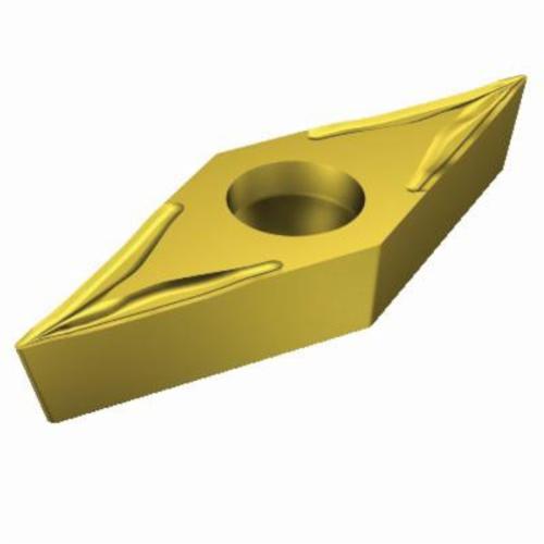 Sandvik Coromant 5755362 CoroTurn® 107 1-Sided Basic Shape Turning Insert, ANSI Code: VBGT 331-UM S05F, VBGT Insert, Material Grade: S, 331 Insert, Rhombic Shape, 16 Seat, Positive Rake, Neutral Cutting, For Use On Heat Resistant Super Alloys, Carbide