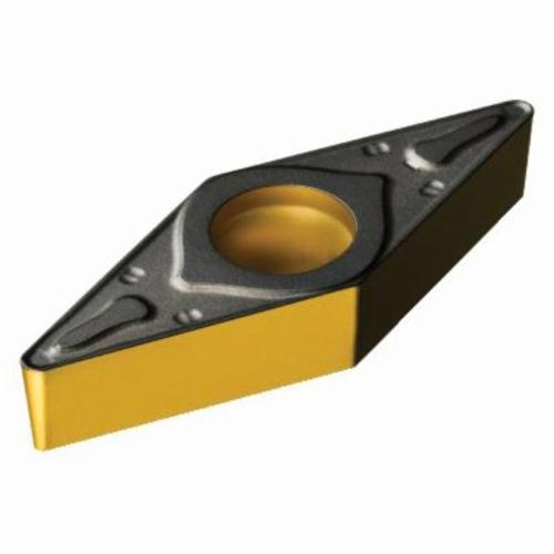 Sandvik Coromant 6612500 CoroTurn® 107 1-Sided Basic Shape Turning Insert, ANSI Code: VBMT 332-PR 4315, VBMT Insert, Material Grade: K, P, 332 Insert, Diamond Shape, 16 Seat, Positive Rake, Neutral Cutting, For Use On Cast Iron and Steel, Carbide