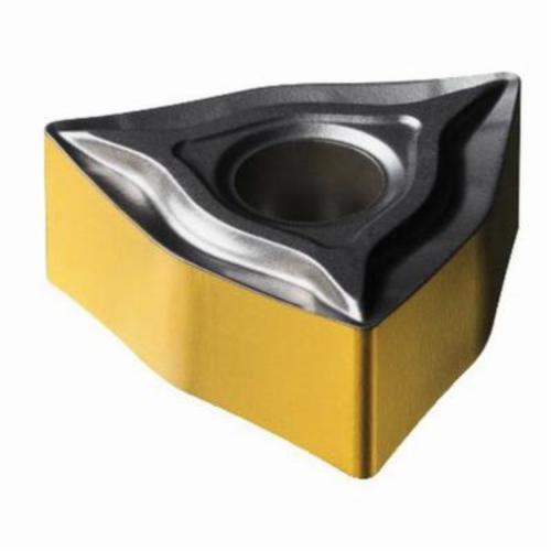 Sandvik Coromant 6532387 T-Max® P Turning Insert, ANSI Code: WNMG 332-MF 4325, WNMG Insert, Material Grade: K, P, 332 Insert, Trigon Shape, 06 Seat, Negative Rake, Neutral Cutting, For Use On Cast Iron and Steel, Carbide, Manufacturer's Grade: 4325