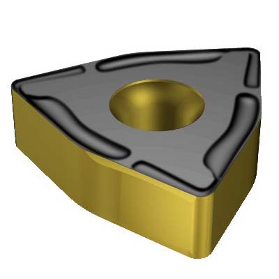 Sandvik Coromant 6533042 T-Max® P 2-Sided Bar Peeling Insert, ANSI Code: WNMX 21 12 51-MM 4325, WNMX Insert, Material Grade: P, 211251 Insert, Trigon Shape, 21 Seat, Neutral Rake, Left Hand Cutting, For Use On Steel, Carbide, Manufacturer's Grade: 4325