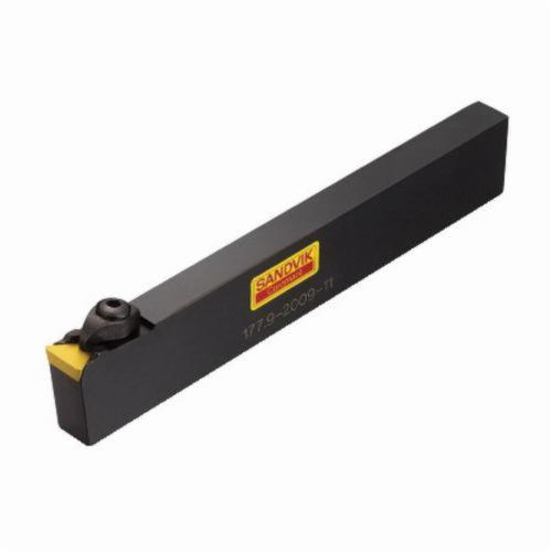 Sandvik Coromant 5757477 T-Max S Shank Tool, ANSI Code: 177.9-2009-11, 177.9 Tool Holder, TPUN 110304 (MIIDM) and TPU 221 (MIIDN) Insert, Neutral Cutting, 0.7874 in H x 0.3543 in W Rectangle Shank, 0 deg Lead Angle, 6 deg Rake, 4.7244 in OAL