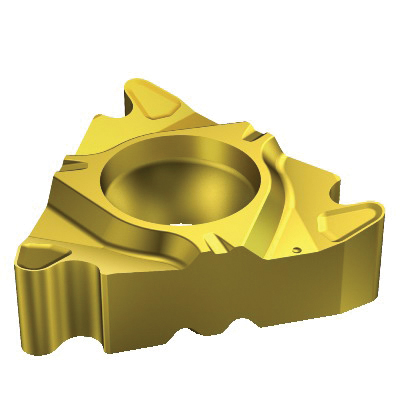 Sandvik Coromant 5757784 CoroThread® 266 Threading Insert, ANSI Code: 266LL-22RN01A040M 1020, 266LL Insert, Triangular Shape, 4 TPI, Internal Thread, Round Thread, Left Hand Cutting, Manufacturer's Grade: 1020, Material Grade: H, K, M, N, P, S