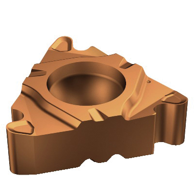 Sandvik Coromant 5781820 CoroThread® 266 Threading Insert, ANSI Code: 266LG-16RN01A060M 1125, 266LG Insert, Triangular Shape, 6 TPI, External Thread, Round Thread, Left Hand Cutting, Manufacturer's Grade: 1125, Material Grade: H, K, M, N, P, S