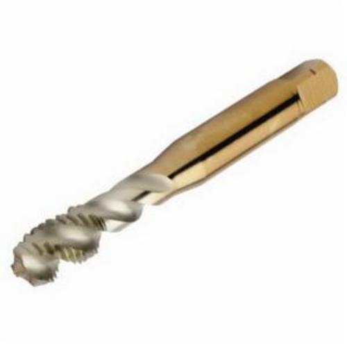 Sandvik Coromant 6181824 CoroTap™ 300 E037 Spiral Flute Tap, Right Hand Cutting, 1-14 Thread, Semi-Bottoming Chamfer, Right Hand Flute Direction, 3 Flutes, Uncoated, HSS-PM
