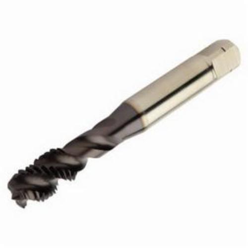 Sandvik Coromant 6182568 CoroTap™ 300 E050 Spiral Flute Tap, Right Hand Cutting, M10x1.5 Thread, Semi-Bottoming Chamfer, Right Hand Flute Direction, 3 Flutes, PVD Coated, HSS-PM