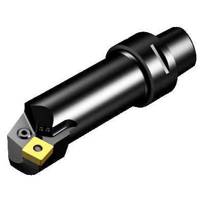 Sandvik Coromant 6188668 T-Max® P Cutting Unit Head With Precision Coolant, C4 System, 93.05 mm L Head/Projection, Left Hand Cutting, Insert Compatibility: SNMG 120408, 117.05 mm OAL, Internal