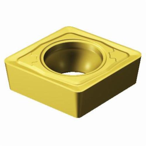 Sandvik Coromant 6198152 CoroTurn® 107 Turning Insert, ANSI Code: CCMT 3(2.5)1-MMC 2025, CCMT Insert, Material Grade: M, 3(2.5)1 Insert, Diamond Shape, 09 Seat, Positive Rake, Neutral Cutting, For Use On Stainless Steel, Carbide, Manufacturer's Grade: 2025