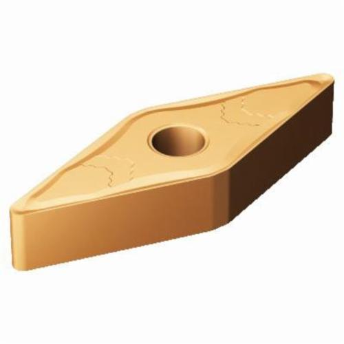 Sandvik Coromant 6198188 T-Max® P 2-Sided Basic Shape Turning Insert, ANSI Code: VNMG 331-SMC 1115, VNMG Insert, Material Grade: S, 331 Insert, Diamond Shape, 16 Seat, Negative Rake, Neutral Cutting, For Use On Heat Resistant Super Alloys, Carbide