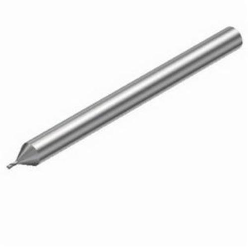 Sandvik Coromant 6260056 CoroMill® Plura Square Shoulder End Mill, 0.019 in Dia Cutter, 0.019 in Length of Cut, 2 Flutes, 0.118 in Dia Shank, 1.496 in OAL, PVD Coated