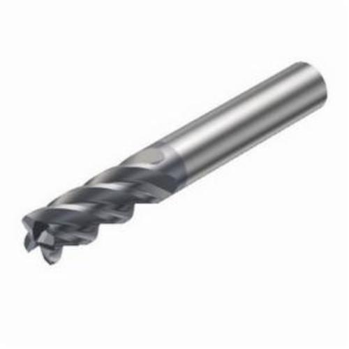 Sandvik Coromant 6260152 CoroMill® Plura Square Shoulder End Mill, 0.787 in Dia Cutter, 1.496 in Length of Cut, 4 Flutes, 0.787 in Dia Shank, 4.094 in OAL, PVD Coated