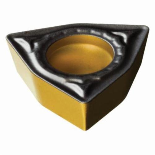 Sandvik Coromant 6612600 CoroTurn® 111 1-Sided Turning Insert, ANSI Code: WPMT 2(1.5)2-PM 4315, WPMT Insert, Material Grade: K, P, 2(1.5)2 Insert, Trigon Shape, 04 Seat, Positive Rake, Neutral Cutting, For Use On Cast Iron and Steel, Carbide