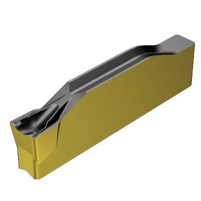 Sandvik Coromant 6532120 CoroCut® 1-2 1-Sided Turning Insert, ANSI Code: N123G1-0300-0003-TF 4325, N123 Insert, Material Grade: K, P, G1 Insert, G Seat, Positive Rake, Neutral Cutting, For Use On Cast Iron and Steel, Carbide, Manufacturer's Grade: 4325