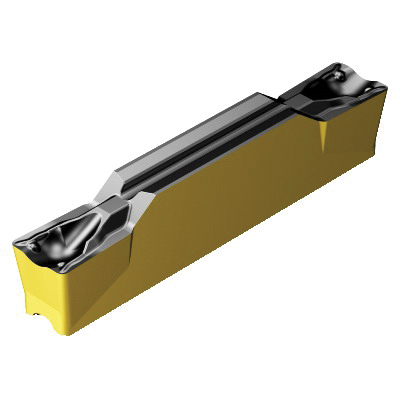 Sandvik Coromant 6532121 CoroCut® 1-2 1-Sided Turning Insert, ANSI Code: N123G2-0300-0003-TF 4325, N123 Insert, Material Grade: K, P, G2 Insert, G Seat, Positive Rake, Neutral Cutting, For Use On Cast Iron and Steel, Carbide, Manufacturer's Grade: 4325