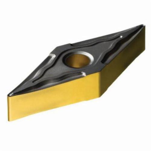 Sandvik Coromant 6612861 T-Max® P 2-Sided Basic Shape Turning Insert, ANSI Code: VNMG 332-MF 4315, VNMG Insert, Material Grade: K, P, 332 Insert, Diamond Shape, 16 Seat, Negative Rake, Neutral Cutting, For Use On Cast Iron and Steel, Carbide