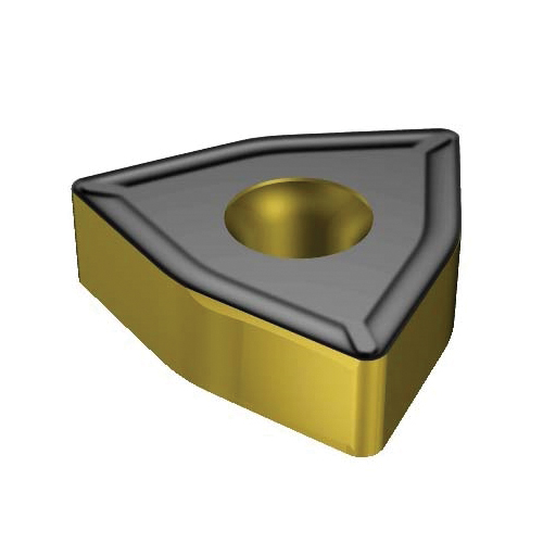 Sandvik Coromant 6532889 2-Sided Turning Insert, ANSI Code: TNMX 11 06-2 4325, TNMX Insert, Material Grade: P, 11062 Insert, Trigon Shape, 11 Seat, Negative Rake, Left Hand Cutting, For Use On Steel, Carbide, Manufacturer's Grade: 4325