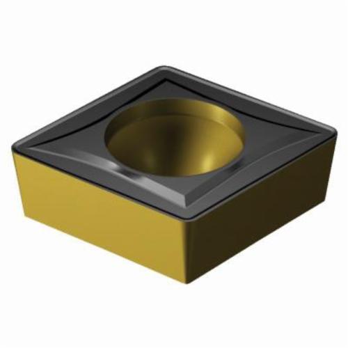 Sandvik Coromant 6612380 CoroTurn® 107 Turning Insert, ANSI Code: CCMT 432-UR 4315, CCMT Insert, Material Grade: K, P, 432 Insert, Diamond Shape, 12 Seat, Positive Rake, Neutral Cutting, For Use On Cast Iron and Steel, Carbide, Manufacturer's Grade: 4315