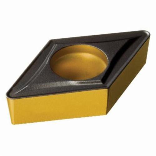 Sandvik Coromant 6612401 CoroTurn® 107 Turning Insert, ANSI Code: DCMT 3(2.5)3-UR 4315, DCMT Insert, Material Grade: K, P, 3(2.5)3 Insert, Diamond Shape, 11 Seat, Positive Rake, Neutral Cutting, For Use On Cast Iron and Steel, Carbide