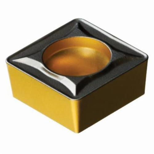 Sandvik Coromant 6612430 CoroTurn® 107 Turning Insert, ANSI Code: SCMT 3(2.5)2-UR 4315, SCMT Insert, Material Grade: K, P, 3(2.5)2 Insert, Squared Shape, 09 Seat, Positive Rake, Neutral Cutting, For Use On Cast Iron and Steel, Carbide