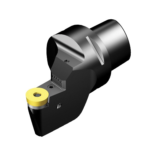 Sandvik Coromant 6639537 T-Max® P Cutting Unit Head With Through Coolant, C10 System, 134 mm L Head/Projection, Right Hand Cutting, Insert Compatibility: RCMX 320900, 194 mm OAL, External