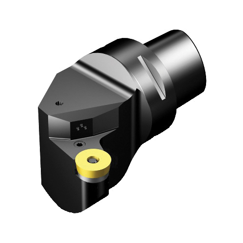Sandvik Coromant 6639539 T-Max® P Cutting Unit Head With Through Coolant, C10 System, 130 mm L Head/Projection, Right Hand Cutting, Insert Compatibility: RCMX 320900, 190 mm OAL, External