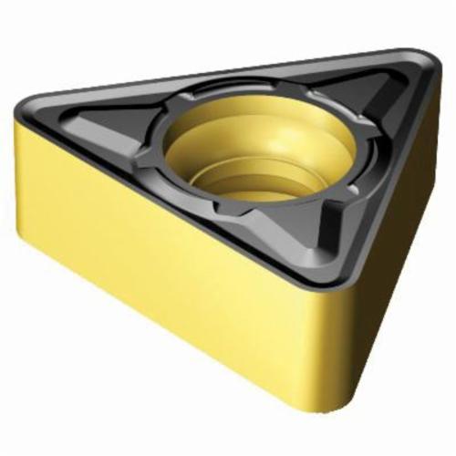 Sandvik Coromant 6678902 T-Max® P Turning Insert, ANSI Code: TNMU 333-KM 3210, TNMU Insert, Material Grade: K, 333 Insert, Triangular Shape, 16 Seat, Negative Rake, Neutral Cutting, For Use On Cast Iron, Carbide, Manufacturer's Grade: 3210