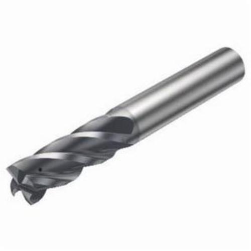 Sandvik Coromant 6732501 CoroMill® Plura Square Shoulder End Mill, 0.236 in Dia Cutter, 0.511 in Length of Cut, 4 Flutes, 0.236 in Dia Shank, 2.244 in OAL, PVD Coated