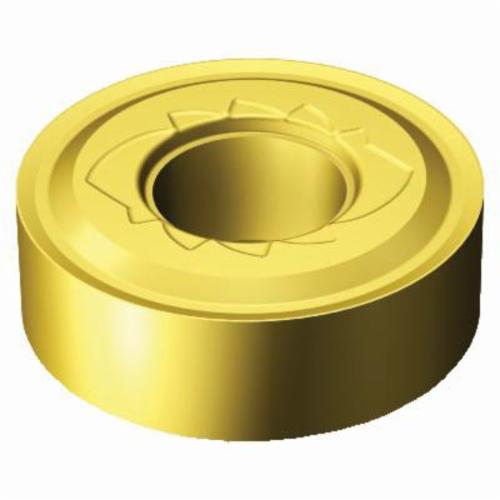 Sandvik Coromant 6851328 T-Max® P 2-Sided Basic Shape Turning Insert, ANSI Code: RNMG 64-SM S05F, RNMG Insert, Material Grade: S, 64 Insert, Round Shape, 19 Seat, Negative Rake, Neutral Cutting, For Use On Heat Resistant Super Alloys, Carbide