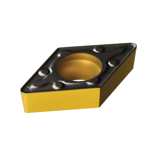 Sandvik Coromant 7080702 CoroTurn® 107 Turning Insert, ANSI Code: DCMX 3(2.5)2-WM 4335, DCMX Insert, Material Grade: P, 3(2.5)2 Insert, Diamond Shape, 11 Seat, Positive Rake, Neutral Cutting, For Use On Steel, Carbide, Manufacturer's Grade: 4335