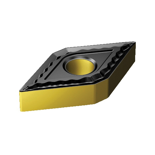 Sandvik Coromant 7231532 T-Max® P Turning Insert, ANSI Code: DNMG 433-QM 2220, DNMG Insert, Material Grade: M, 433 Insert, Rhombic Shape, 15 Seat, Negative Rake, Neutral Cutting, For Use On Stainless Steel, Carbide, Manufacturer's Grade: 2220