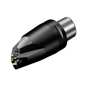 Sandvik Coromant 7096822 CoroTurn® 300 Cutting Unit Head With Through Coolant, C5 System, 115 mm L Head/Projection, Neutral Cutting, Insert Compatibility: 3-80-101108, Internal