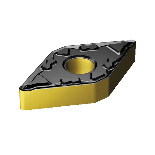 Sandvik Coromant 7231529 T-Max® P Turning Insert, ANSI Code: DNMG 433-MF 2220, DNMG Insert, Material Grade: M, 433 Insert, Rhombic Shape, 15 Seat, Negative Rake, Neutral Cutting, For Use On Stainless Steel, Carbide, Manufacturer's Grade: 2220